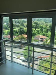 a view from the window of a house at The Ceo Suites in Bayan Lepas