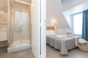 Koupelna v ubytování Résidence Odalys Les Bains