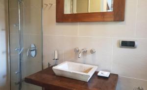Koupelna v ubytování Casa Argentera
