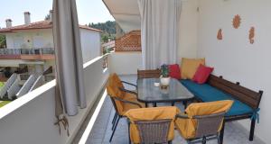 A balcony or terrace at Agapi Apartments