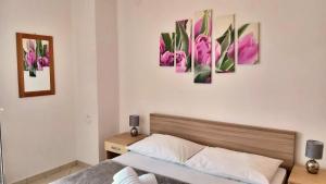 Posteľ alebo postele v izbe v ubytovaní Apartments Nemira