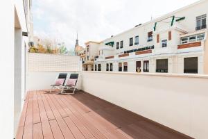 Balkon lub taras w obiekcie Feelathome Goya Apartments