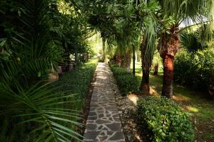 Agriturismo Papyrus外面的花园