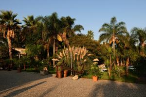 A garden outside Agriturismo Papyrus