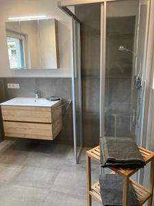 Koupelna v ubytování Appartement Katrin