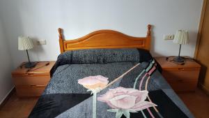 Postel nebo postele na pokoji v ubytování casa de pueblo