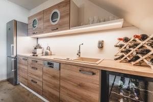 A kitchen or kitchenette at Hotel Resort Relax