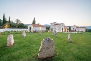A garden outside Ionian Trilogy Luxury Villas
