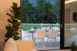 A garden outside Ionian Trilogy Luxury Villas