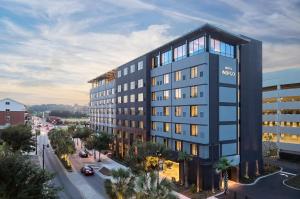 an overhead view of a building with a street at Hotel Indigo Tallahassee - Collegetown by IHG in Tallahassee