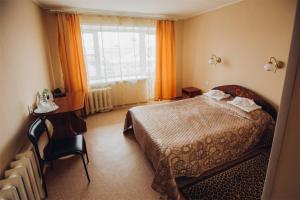 Cama o camas de una habitación en Hotel Barguzin