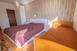 Posteľ alebo postele v izbe v ubytovaní Apartman Ahel Jadranovo