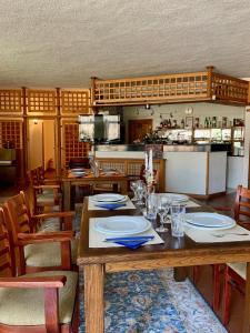 Η κουζίνα ή μικρή κουζίνα στο Hotel Dolomiti & Villa