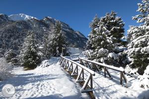 Un rincón especial en VALL DE BOI v zimě