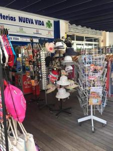 a store with a bunch of shopping carts in a store at Ocean View Elegant Magic Apartment in Palm-Mar