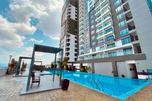 The swimming pool at or close to Landmark Residence 1, Pool View, Free WiFi, TV-box, Free Parking, Near Kajang, Mahkota Cheras, C180, MRT