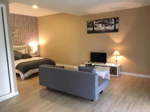 Posteľ alebo postele v izbe v ubytovaní Finca Casaes Apartamentos