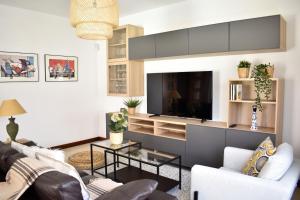 TV a/nebo společenská místnost v ubytování CASA BOUTIQUE LANZAROTE