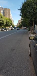 a car parked on the side of a street at Piso en Vigo 150m2 Hasta 7 huéspedes in Vigo