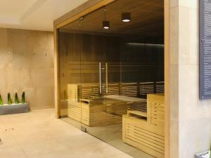 Kúpeľňa v ubytovaní Apartament S&S Nadmorskie Tarasy Kołobrzeg D302