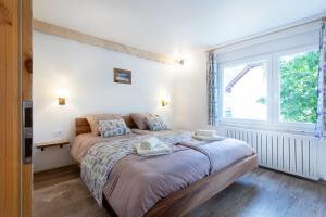 Postel nebo postele na pokoji v ubytování Honey apartments