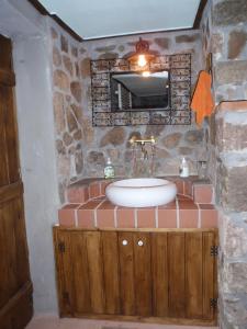 Koupelna v ubytování Villa Notia