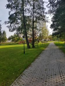Vonkajšia záhrada v ubytovaní Domki nad jeziorem Kolonia Rybacka