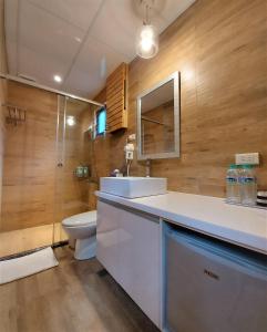 Koupelna v ubytování Dosun B&B + 37 fotografií