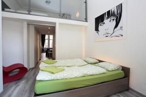 Postel nebo postele na pokoji v ubytování Apartment House - The Modern Flat