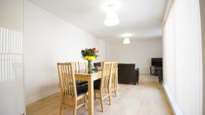 Dining area at the apartment 