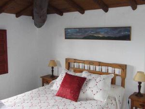 Postel nebo postele na pokoji v ubytování Casas rurales Caño Chico y La Fuente
