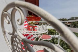 En balkong eller terrasse på KUĆA ZA ODMOR "DVA SRCA"