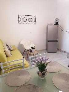 Kuchyň nebo kuchyňský kout v ubytování Apartmani Paula