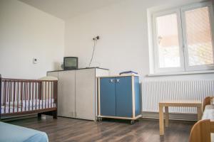 Letto o letti in una camera di Ubytovanie V Súkromí Samuel