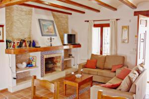 Posedenie v ubytovaní Finca Pere - panoramic hillside holiday house in Benissa