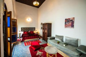 Posezení v ubytování Palais Riad Chahd Luxury