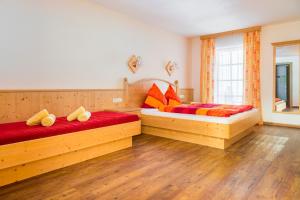 Postel nebo postele na pokoji v ubytování Matzhof