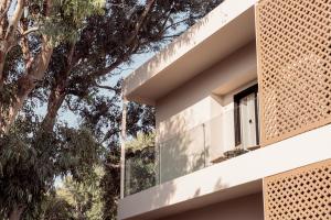 Balkón nebo terasa v ubytování More Meni City Beach Rhodes