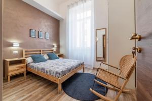 Posteľ alebo postele v izbe v ubytovaní Roma Termini Big Apartment