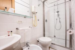 Koupelna v ubytování Hotel Trastevere
