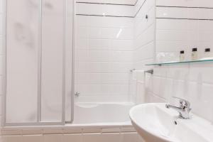 Koupelna v ubytování Hotel Trastevere