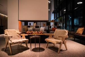 Posezení v ubytování Das Altmühltal Hotel & Restaurant