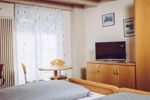 TV a/nebo společenská místnost v ubytování Gasthof zur Brücke