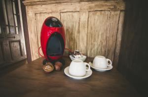 Coffee and tea making facilities at Hotel Rural La Guaja