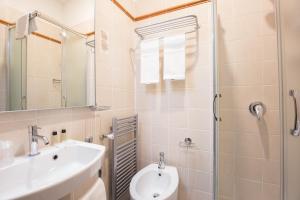 Koupelna v ubytování Hotel Trastevere