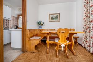 Kuchyň nebo kuchyňský kout v ubytování Residence Weiss