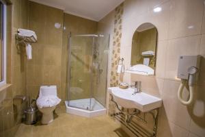 Koupelna v ubytování Hotel Meliss
