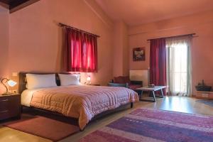 Postel nebo postele na pokoji v ubytování Hotel Oreades