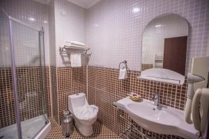 Koupelna v ubytování Hotel Meliss