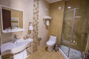 Koupelna v ubytování Hotel Meliss